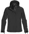 SSJ-1W Stormtech Ladies Atmosphere 3-in-1 Jacket Black / Granite colour image